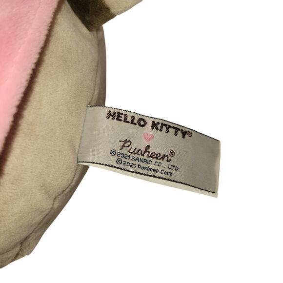 GUND Hello Kitty x Pusheen Plush 10" Pink Costume Dress Up Cat Sanrio 2021 - Picture 7 of 14
